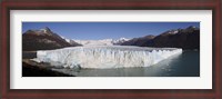 Framed Glaciers with mountain range in the background, Moreno Glacier, Argentine Glaciers National Park, Patagonia, Argentina