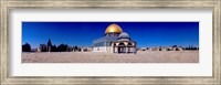 Framed Dome of The Rock, Temple Mount, Jerusalem, Israel