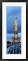 Framed Eiffel Tower, Paris, Ile-de-France, France