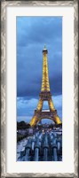 Framed Eiffel Tower, Paris, Ile-de-France, France