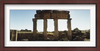 Framed Ruins of Hierapolis at Pamukkale, Anatolia, Central Anatolia Region, Turkey