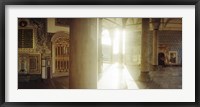 Framed Interiors of Topkapi Palace in Istanbul, Turkey (horizontal)