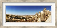 Framed Cappadocia landscape, Central Anatolia Region, Turkey