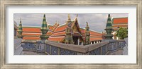Framed Grand Palace (Phra Borom Maha Ratcha Wang) is a complex of buildings at the heart of Bangkok, Thailand