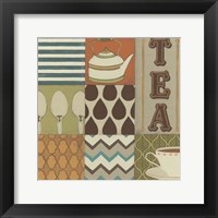 Tea Collage Framed Print