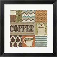 Coffee Collage Framed Print