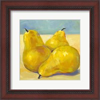 Framed Tres Pears