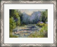 Framed Monet's Garden I