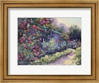 Framed Monet's Garden VI