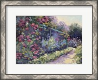 Framed Monet's Garden VI