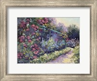 Framed Monet's Garden VI