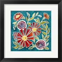 Emma Floral I Framed Print