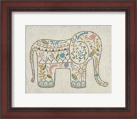 Framed Laurel's Elephant I