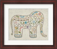 Framed Laurel's Elephant I