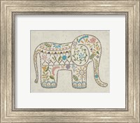 Framed Laurel's Elephant I