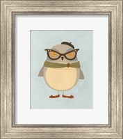 Framed Hipster Owl I