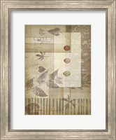 Framed Small Notebook Collage III