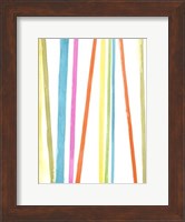 Framed Cabana Stripes I