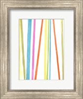 Framed Cabana Stripes I