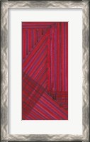 Framed Line Study Red