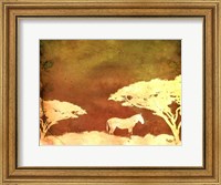 Framed Safari Sunrise III