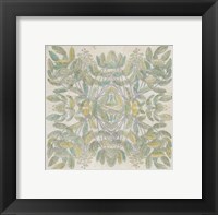 Framed Quadrant Floral IV