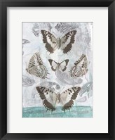 Butterflies & Filigree II Framed Print