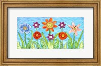 Framed Flower Play I