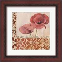 Framed Portrait of Poppies