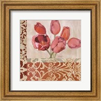 Framed Portrait of Tulips