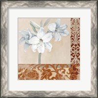 Framed Portrait of a White Lily