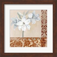 Framed Portrait of a White Lily
