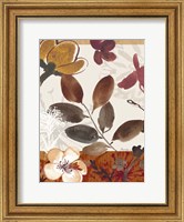 Framed Modern Flowers I