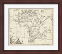 Framed Map of Africa