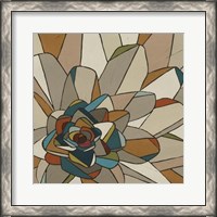 Framed Stained Glass Floral II