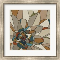 Framed Stained Glass Floral II