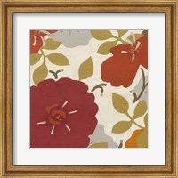 Framed Hibiscus Fresco I