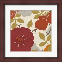 Framed Hibiscus Fresco I