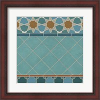 Framed Moroccan Tile I