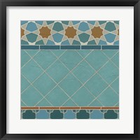 Framed Moroccan Tile I