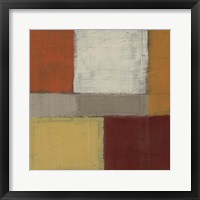 Red Sector II Framed Print