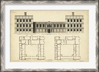 Framed Elevation & Plan for Castle Abby