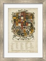 Framed Edmondson Heraldry III