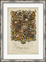 Framed Edmondson Heraldry IV
