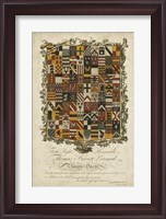 Framed Edmondson Heraldry IV
