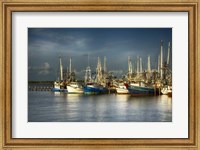 Framed Shrimp Boats I