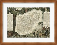 Framed Atlas Nationale Illustre VII
