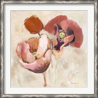 Framed Painted Poppies