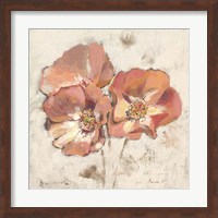 Framed Painted Roses