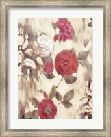 Framed Ikat Rose II